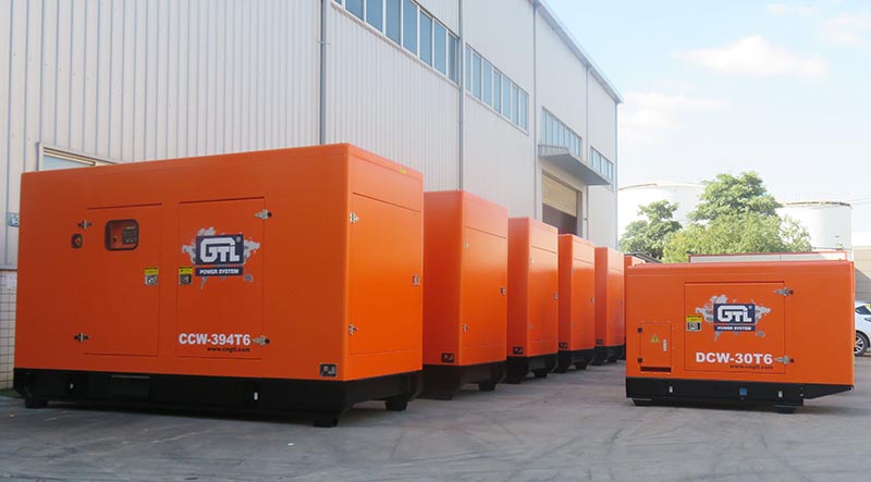 13 sets silent diesel generators, 5 sets screw air compressors and lighting tower shipped to North America.