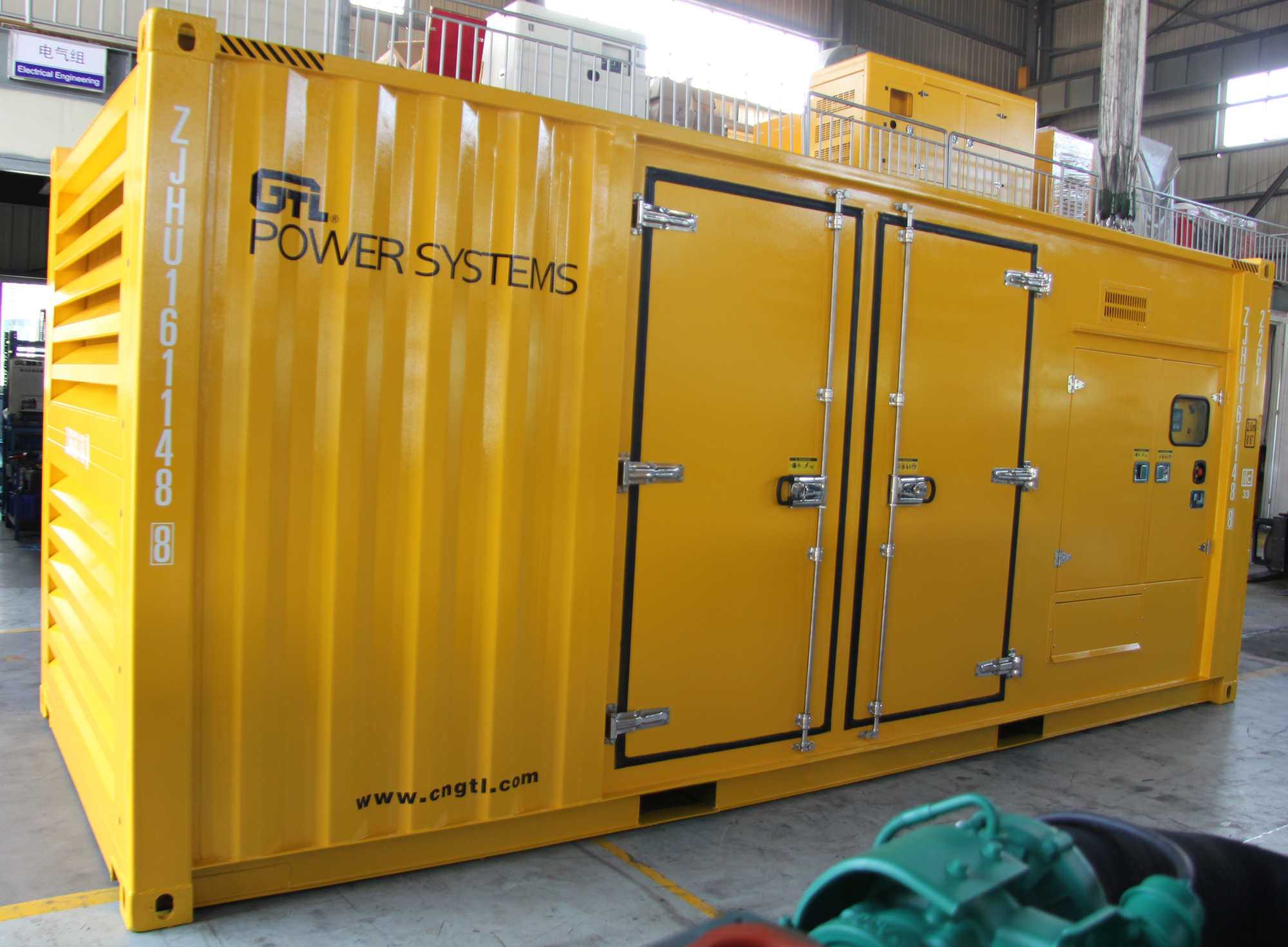 Containerized 600KW continuous diesel generator
