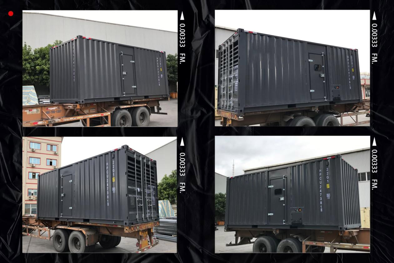 GTL 20ft standard container type diesel generator export to South Korea