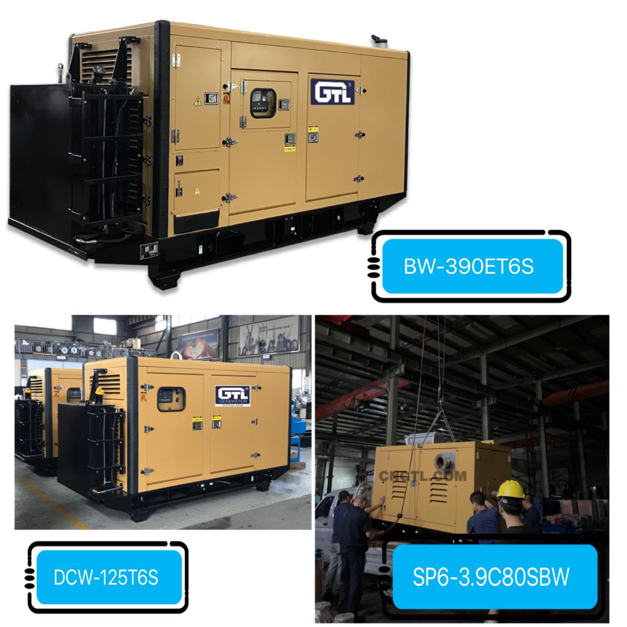 GTL Reliable Diesel Driven Self-priming sewage pump  SP6-3.9C80S and three diesel generators Delivery to Korea